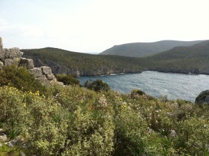 The acropolis site of Zarax