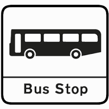 bus stop sign